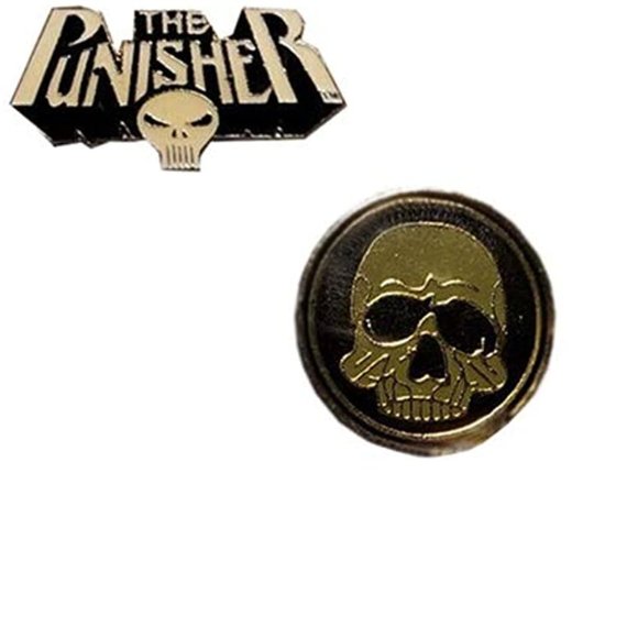 Marvel Other - NWT Marvel The Punisher Pin Badge Brooch, Green